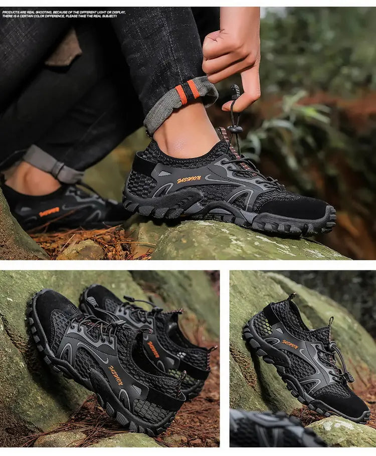 Outdoor Anti-slip Wear-resistant Hiking Shoes Jogging Sneakers