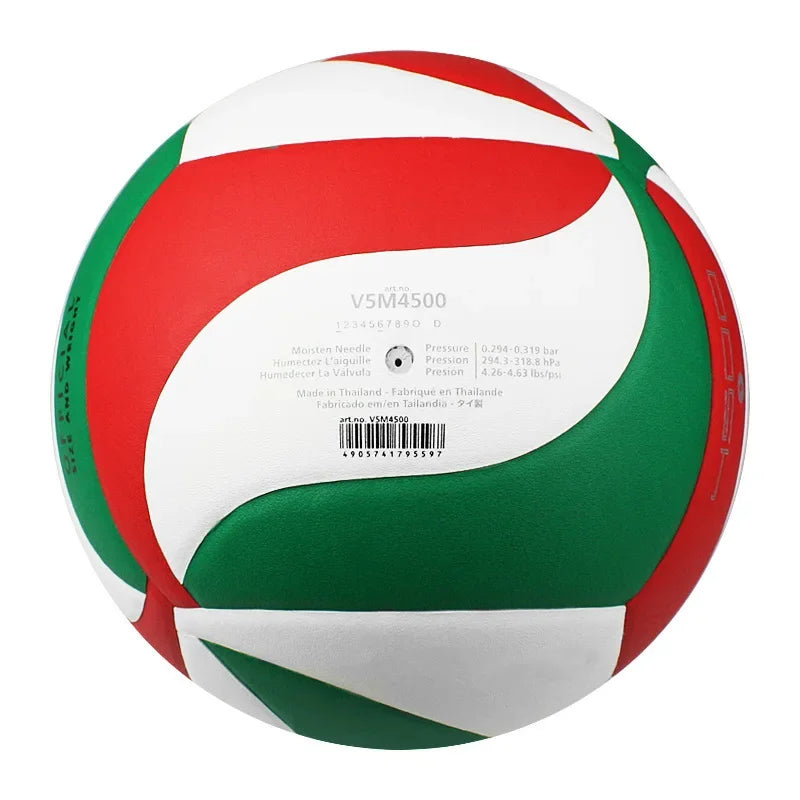 Molten V5M5000 Volleyball Professional Standard Size 5 PU Soft Beach Ball for Adult and Teenager Competition Training Outdoor