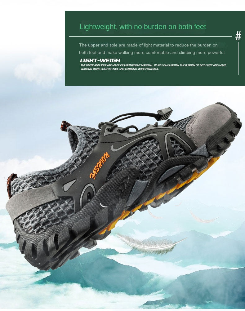 Outdoor Anti-slip Wear-resistant Hiking Shoes Jogging Sneakers