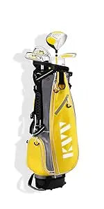 KVV Men’s Complete Golf Clubs Includes Driver, Fairway, Hybrid, 5#-P# Irons, Putter, Stand Bag, Head Covers, Right H