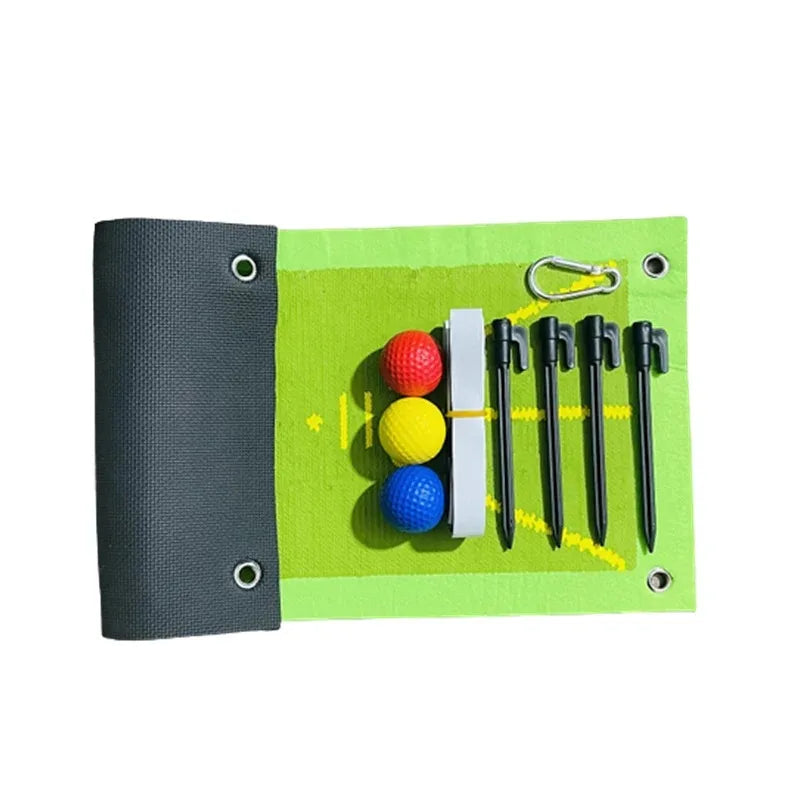 Trace Golf Training Aids Mat for Swing Detection Directional Path Pads