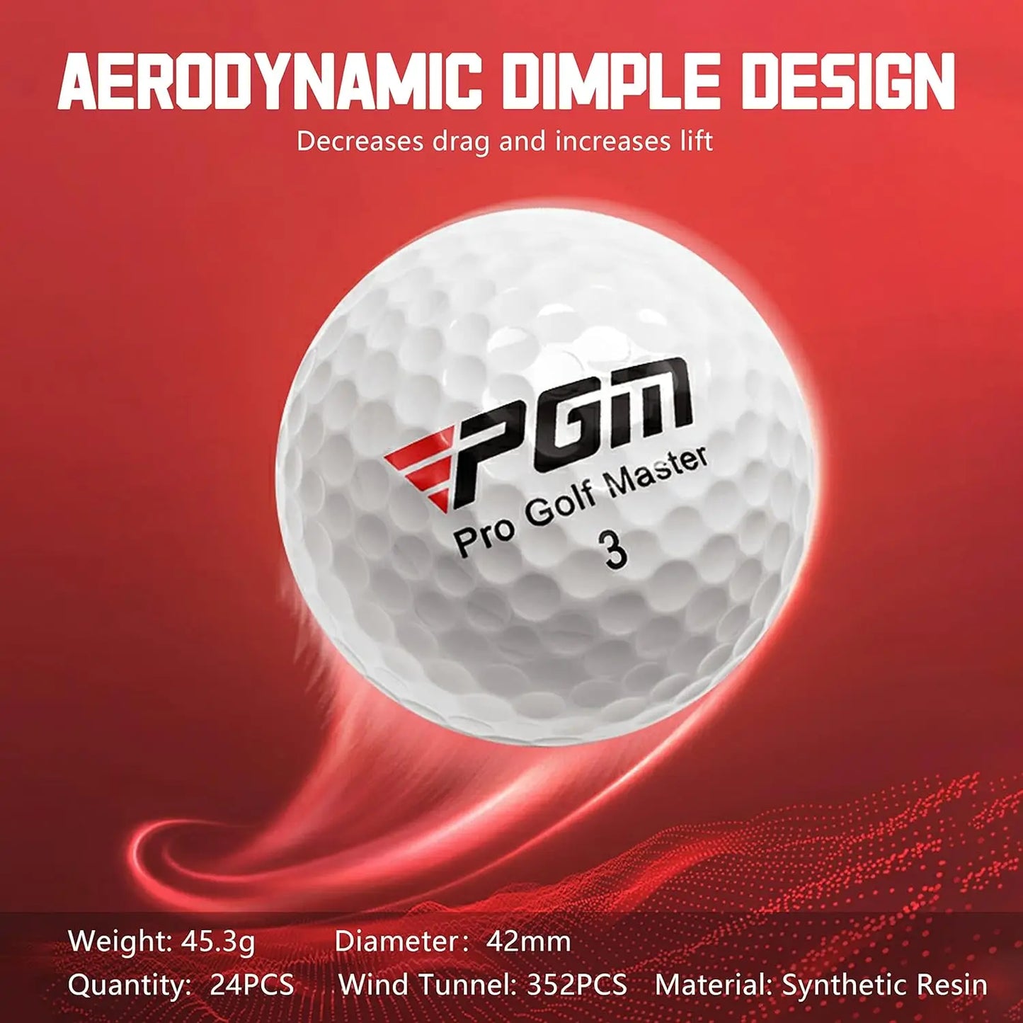 Three-Layer Premium Golf Balls Practice Performance