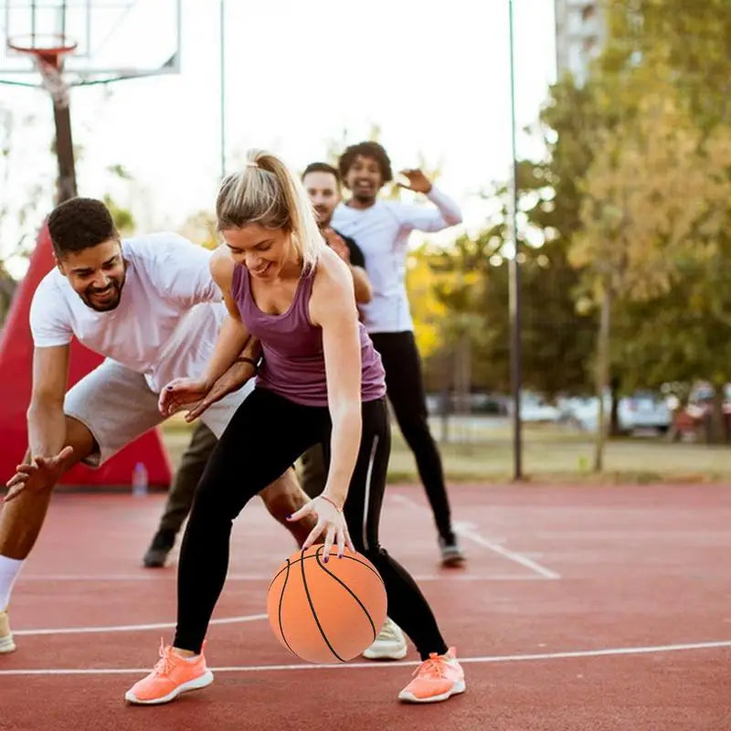 Indoor Silent Basketball With Basketball Hoop Size 3/5/7