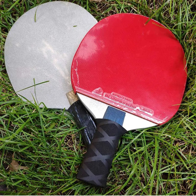 Metal Table Tennis Blade Stainless Carbon Steel Racket