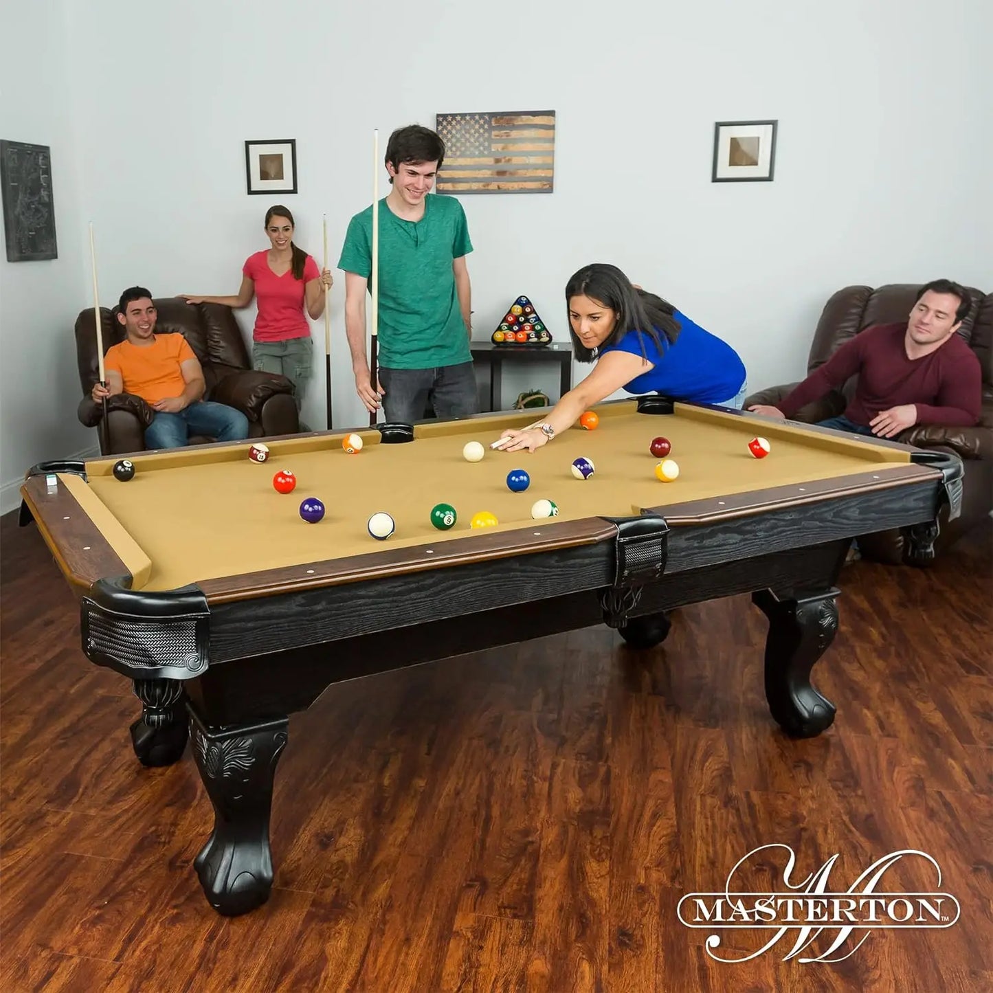 EastPoint Sports Masterton Billiard Bar-Size Pool Table