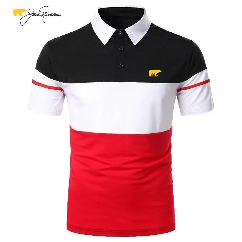 Jack Nicklaus Embroidery Fashion Casual Golf Top