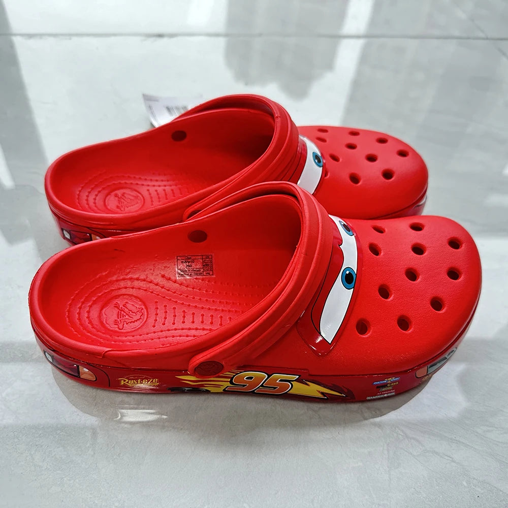 Disney McQueen's Pixar Cartoon Waterproof Slippers Outdoor