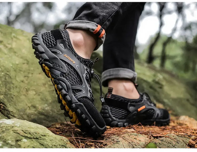 Outdoor Anti-slip Wear-resistant Hiking Shoes Jogging Sneakers