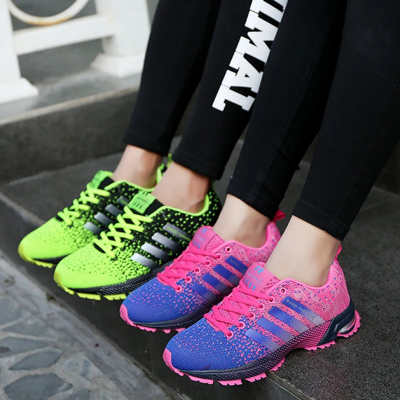 Men's and Women's Running Shoes Breathable Light Training Shoes