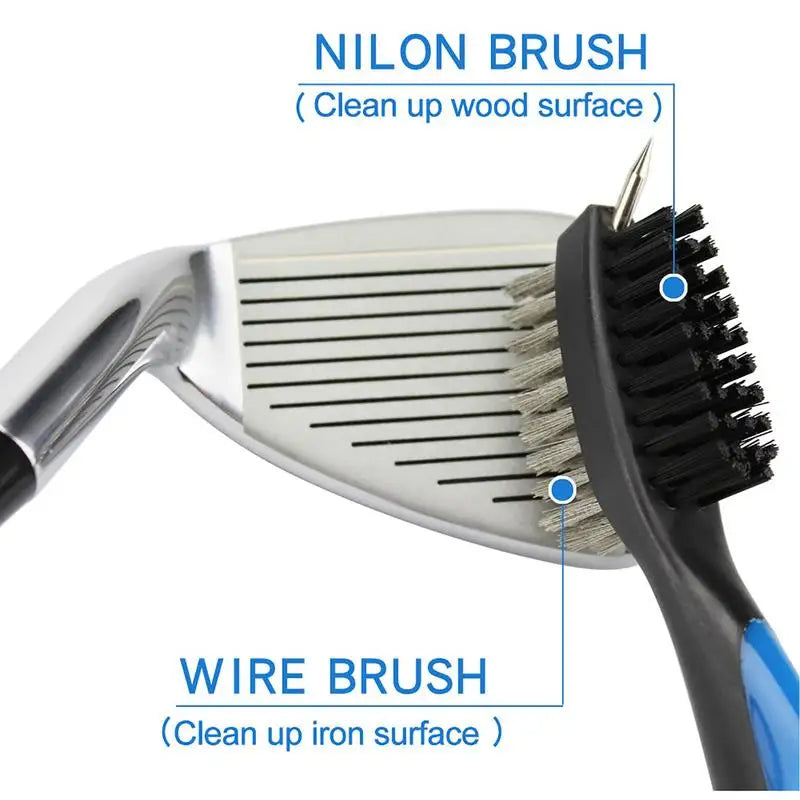 Golf Club Brush Golf Club Sharpener Grooving Tool Golf Putter Wedge Ball Groove Cleaner Kit Cleaning Tool Accessories