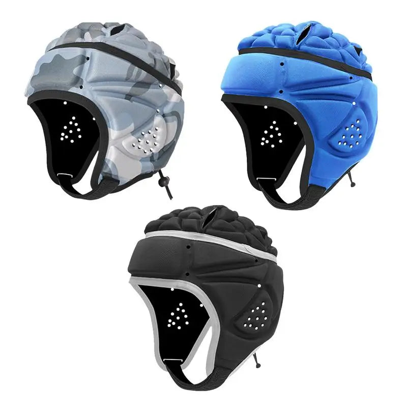 Football Headguards Adjustable Goalkeeper Soft Helmet youth