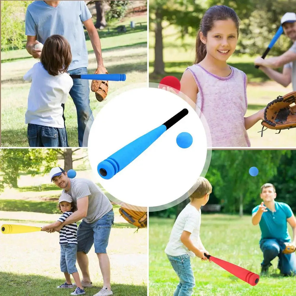 Foam Baseball Bat Toddler Soft Baseball Set