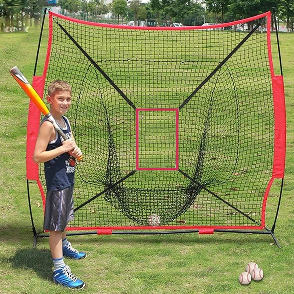 Baseball Practice Net Adjustable Strike Zone Throwing Baseball or Softball Net