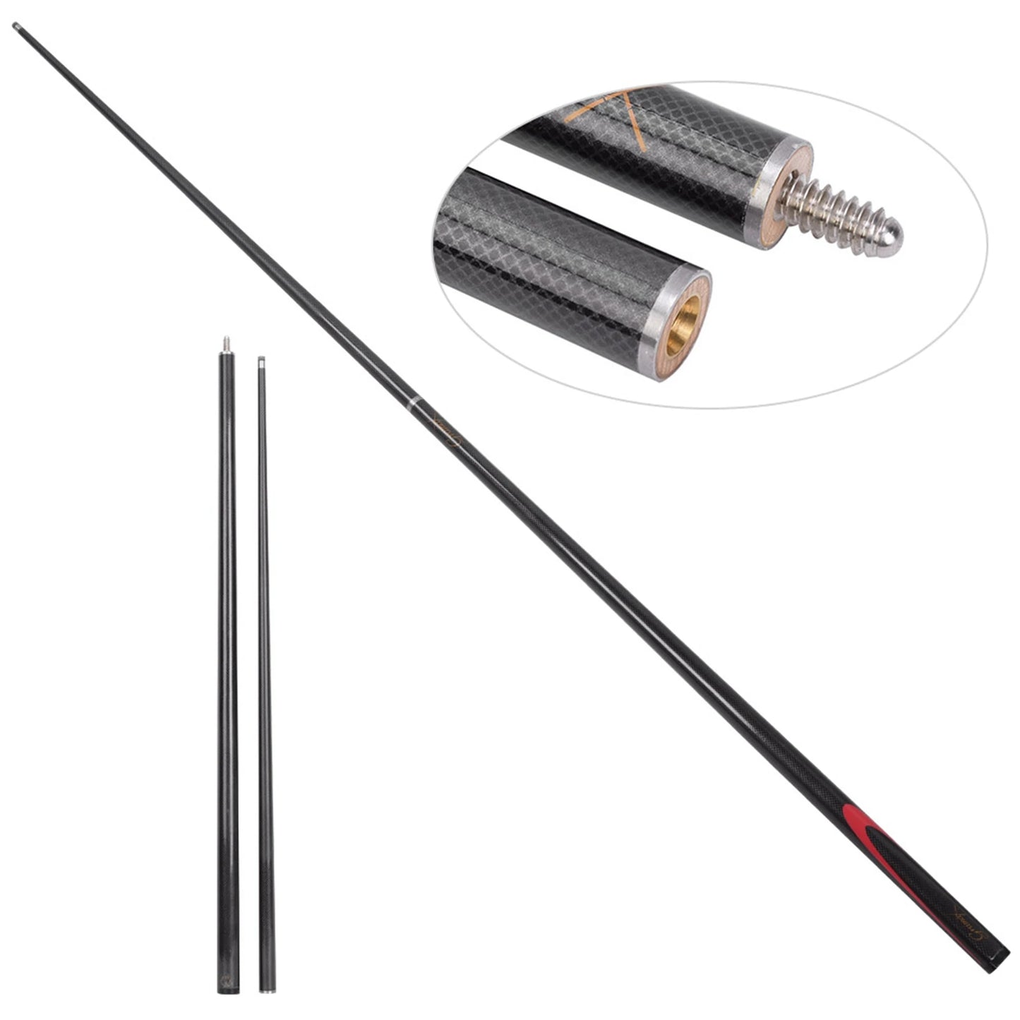 9MM Carbon High Quality Durable Professional Billiard Pool Cues Stick