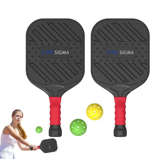 Pickle Ball Paddle 2pcs Portable Pickleball Set