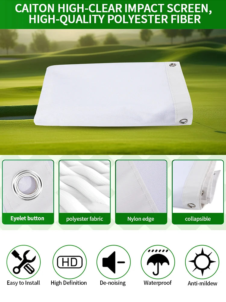 Caiton Golf Ball Simulator Impact Display Projection Screen