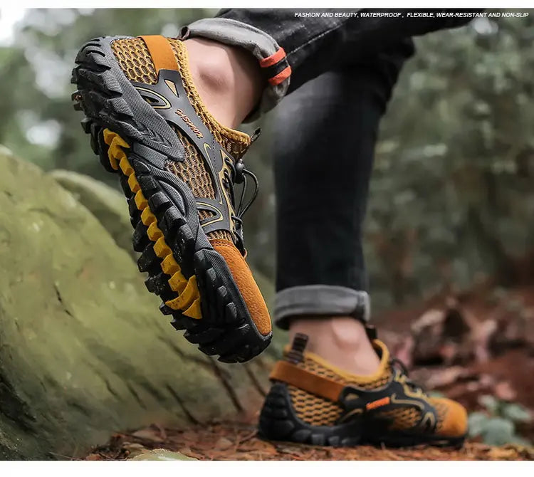 Outdoor Anti-slip Wear-resistant Hiking Shoes Jogging Sneakers