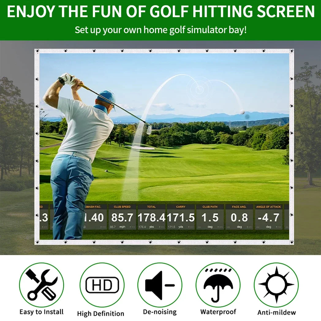 Caiton Golf Ball Simulator Impact Display Projection Screen