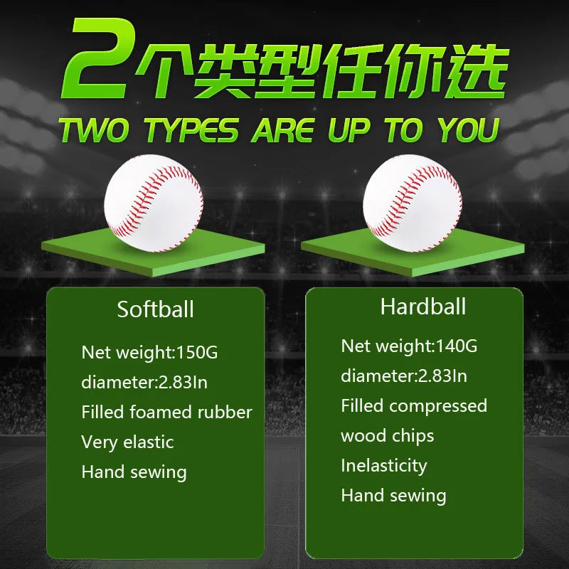 Baseball No. 9 Softball Hardball Softball White Safe Training Standard