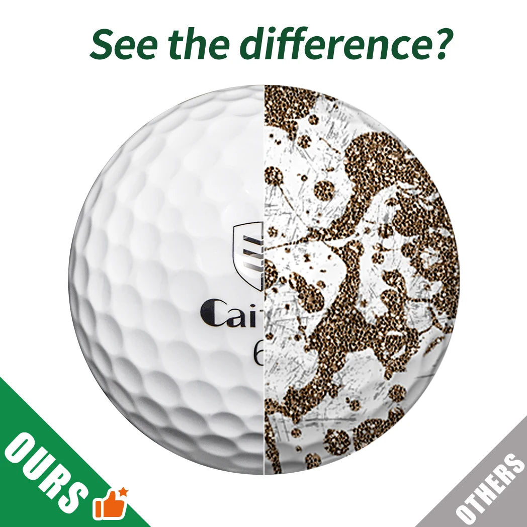 Caiton 100pcs 3-Layer Golf Balls - High Performance,