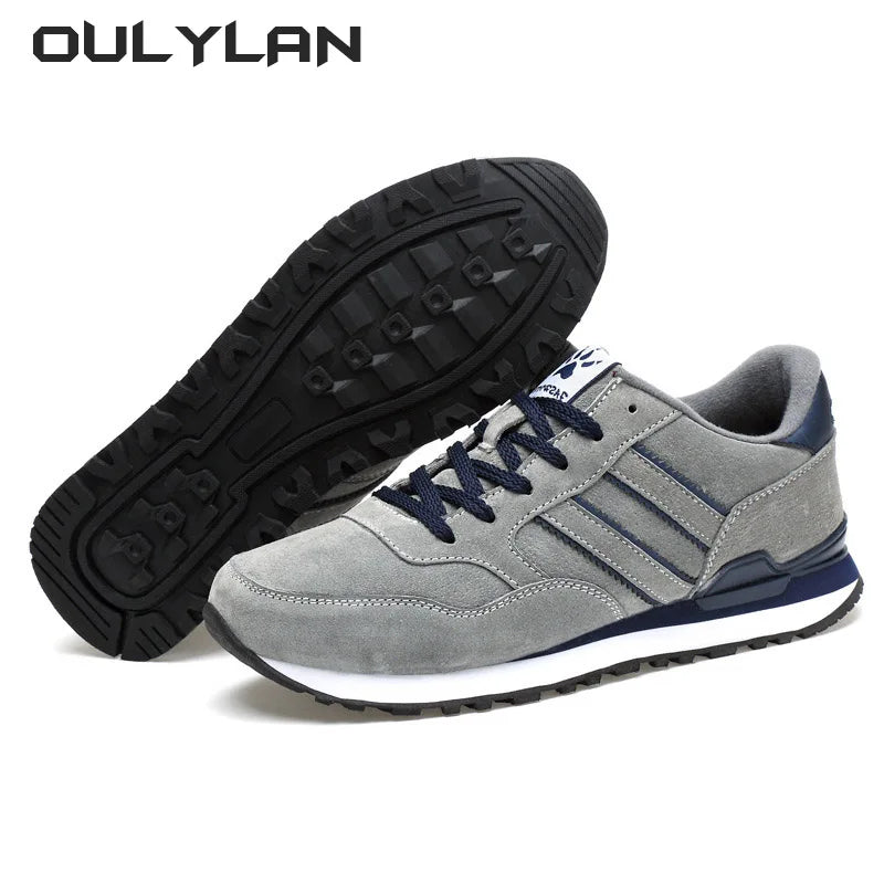 High Quality Men's Sneakers Leather Breathable