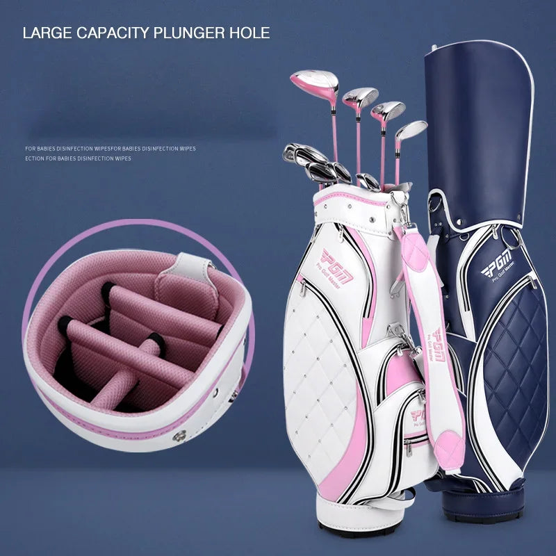 PGM Women Golf Bag Portable Waterproof Wear Resistant High Quality Light Golf Bag