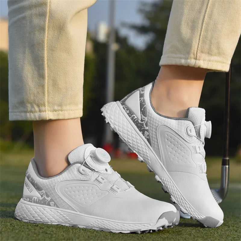 women's golf shoes, Convenient rotating buckle casual