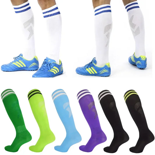 Children adult Football Sports Socks Long Knee