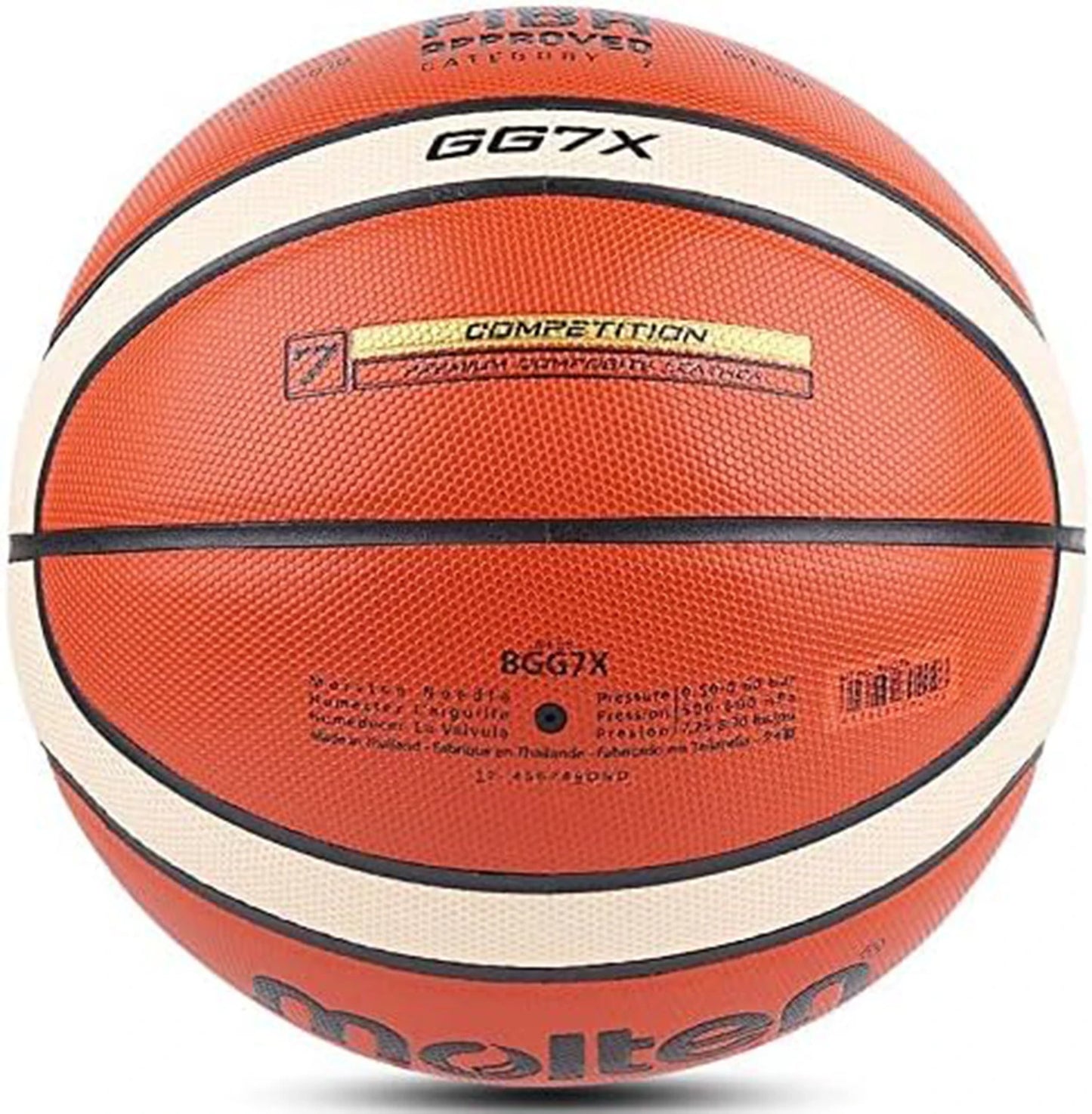 Molten Basketball PU Official Certification Standard SIZE 7 6 5