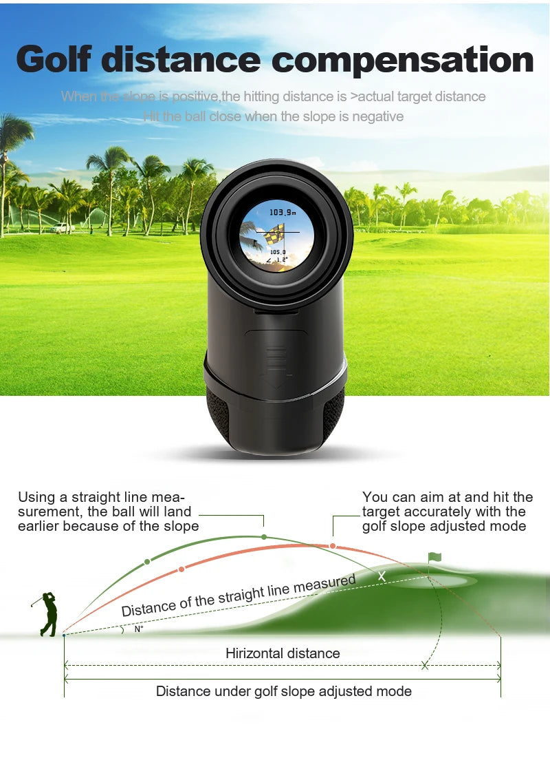 Nohawk Multifunctional Golf Laser Rangefinder Telescope