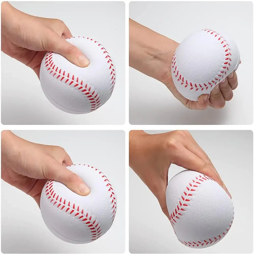 Baseball No. 9 Hardball Training Handmade White Baseball