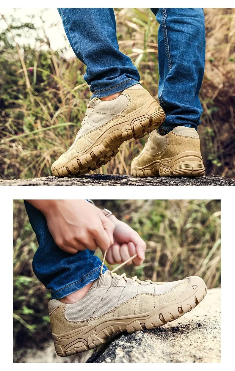 2024 New Suede Hiking Breathable Sports Casual Watertight