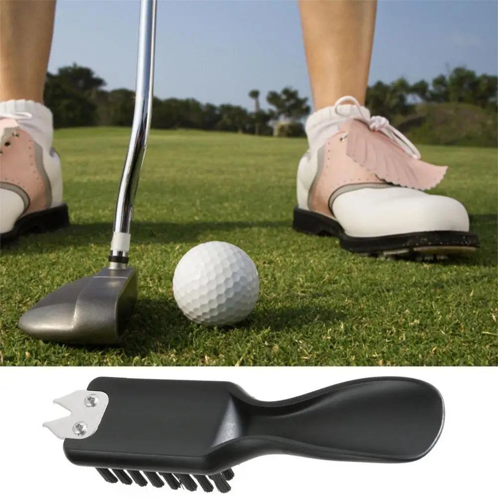 2 IN 1 Golf Shoes Cleaning Brush With Spiked Wrench