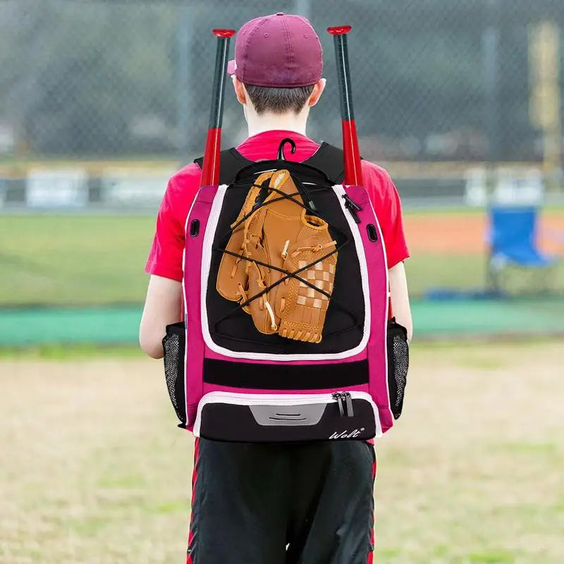 Bat & Baseball & Softball Equipment Bag Backpac Tear-Resistant