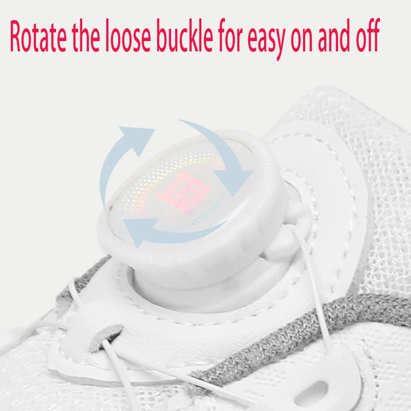 women's golf shoes, Convenient rotating buckle casual