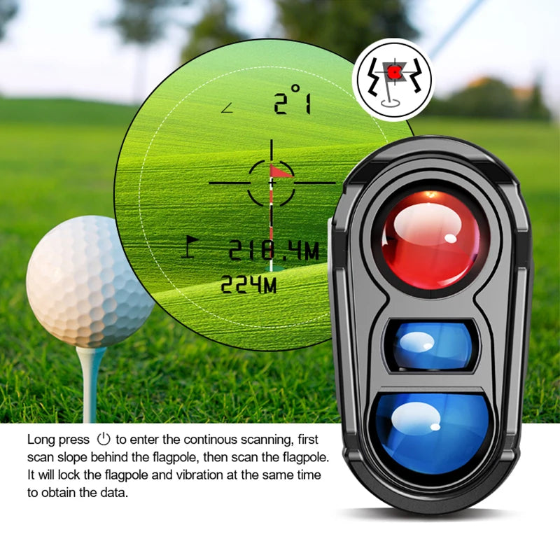 Nohawk Multifunctional Golf Laser Rangefinder Telescope