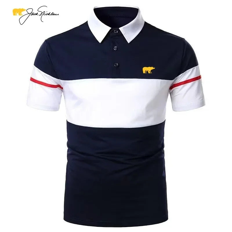 Jack Nicklaus Embroidery Fashion Casual Golf Top