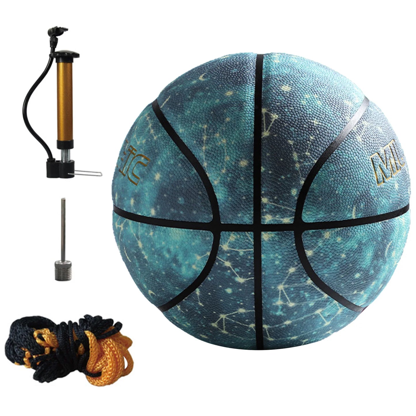 Holographic Luminous Basketball Reflective Glowing Basketball Night Game