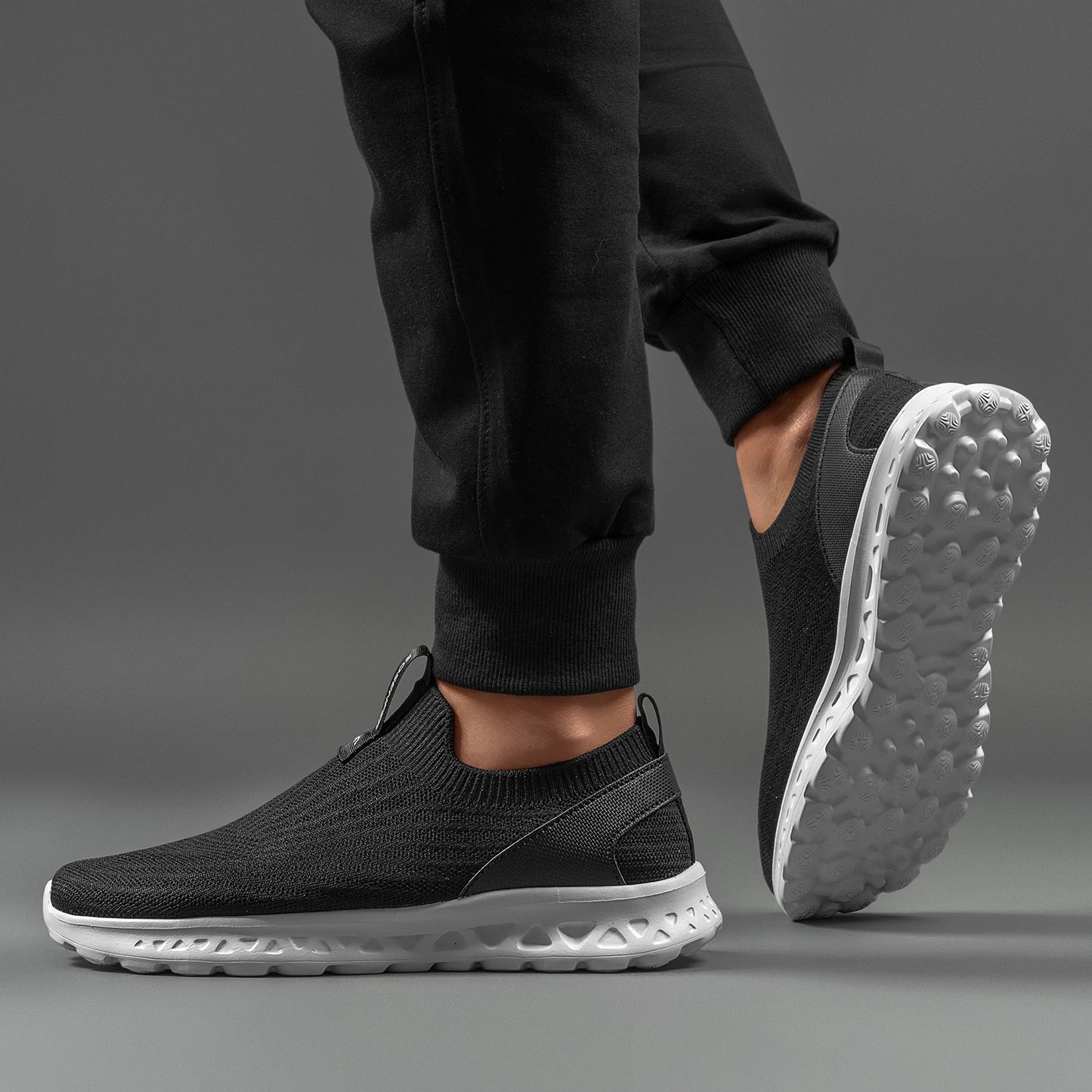 Men Walking Shoes Hands Free Slip on