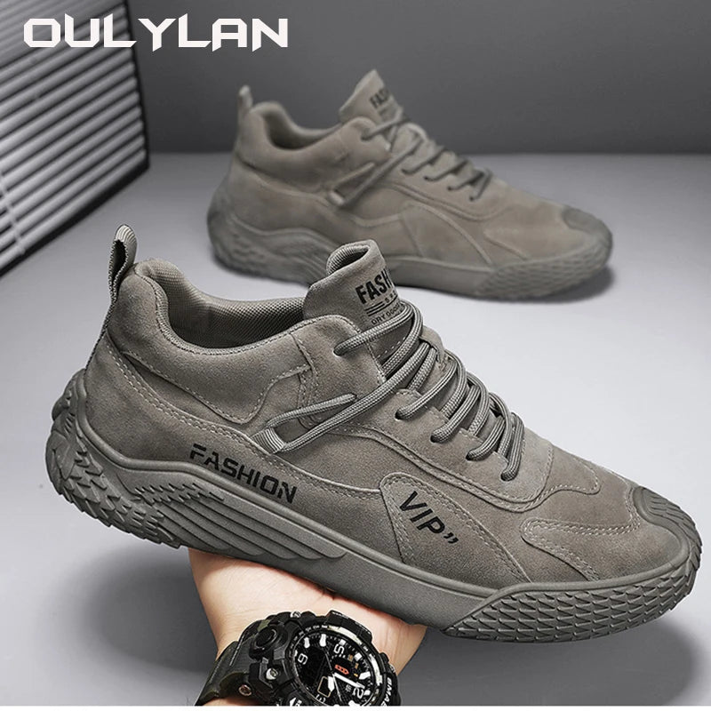 Men's Trendy Sports Wear Resistant Anti Slip Sneakers