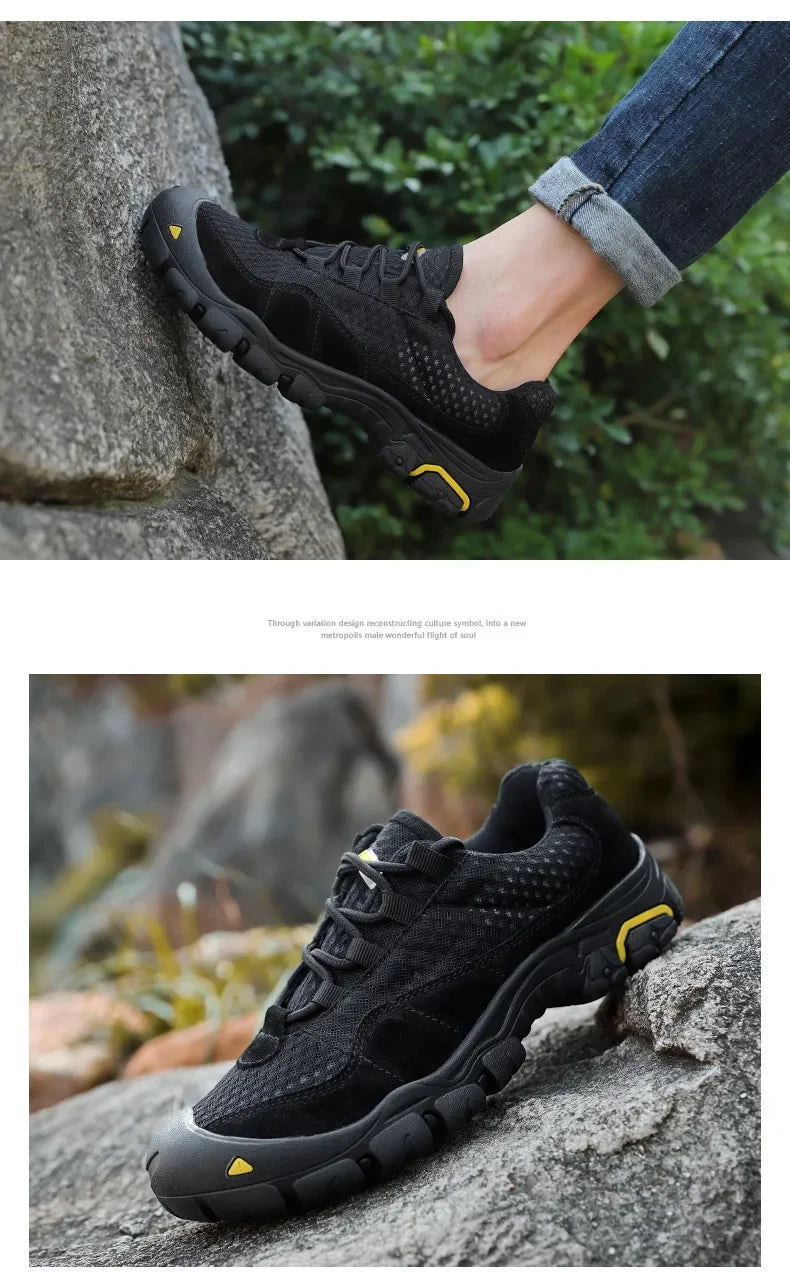 2024 New Suede Hiking Breathable Sports Casual Watertight