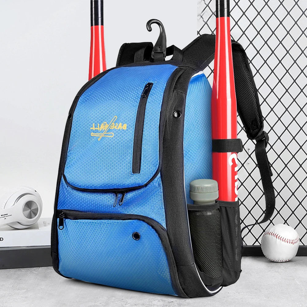 Baseball Glove Bag Large Capacity Backpack with Shoes Compartment Waterproof