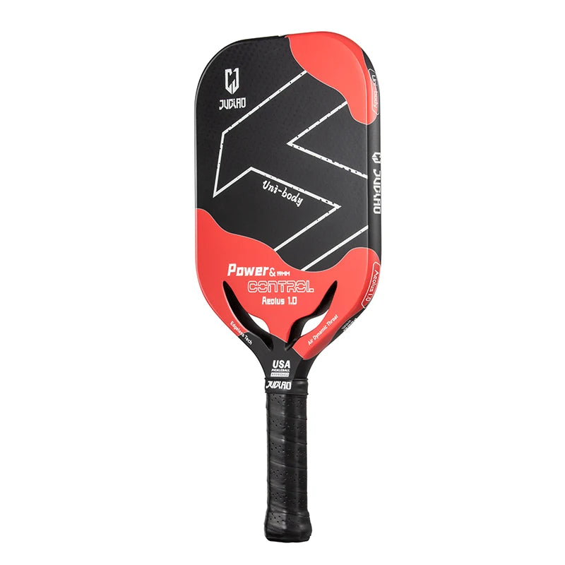 JUCIAO Carbon Fiber Pickleball Paddle with Aero Throat USAPA