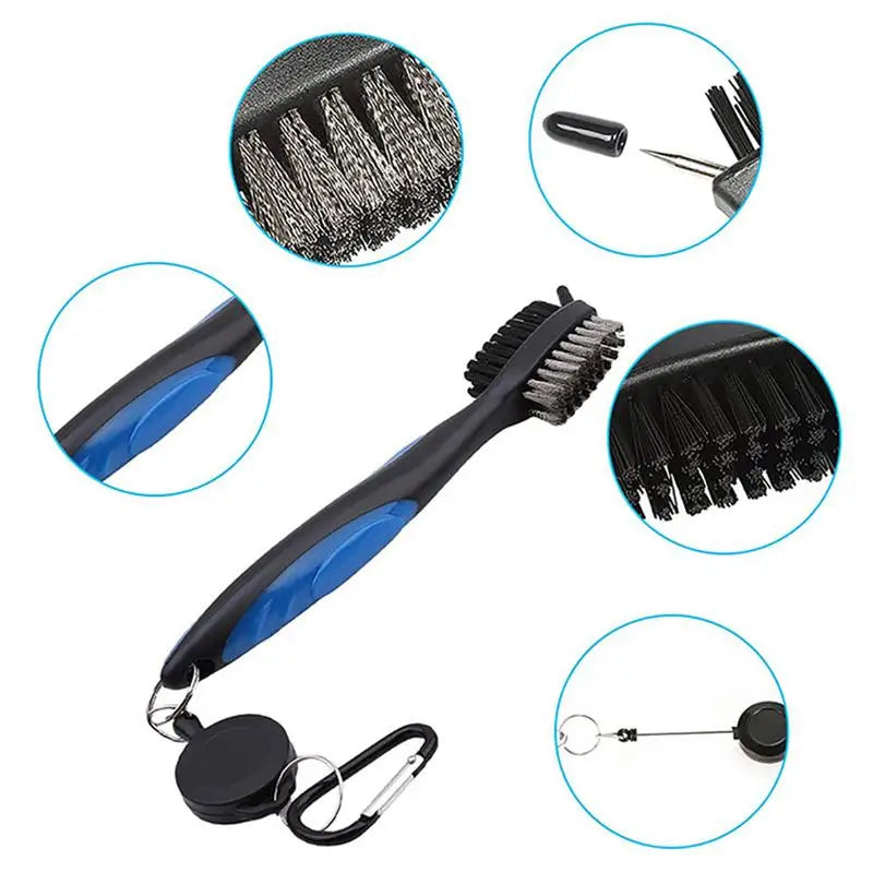 Golf Club Brush Golf Club Sharpener Grooving Tool Golf Putter Wedge Ball Groove Cleaner Kit Cleaning Tool Accessories