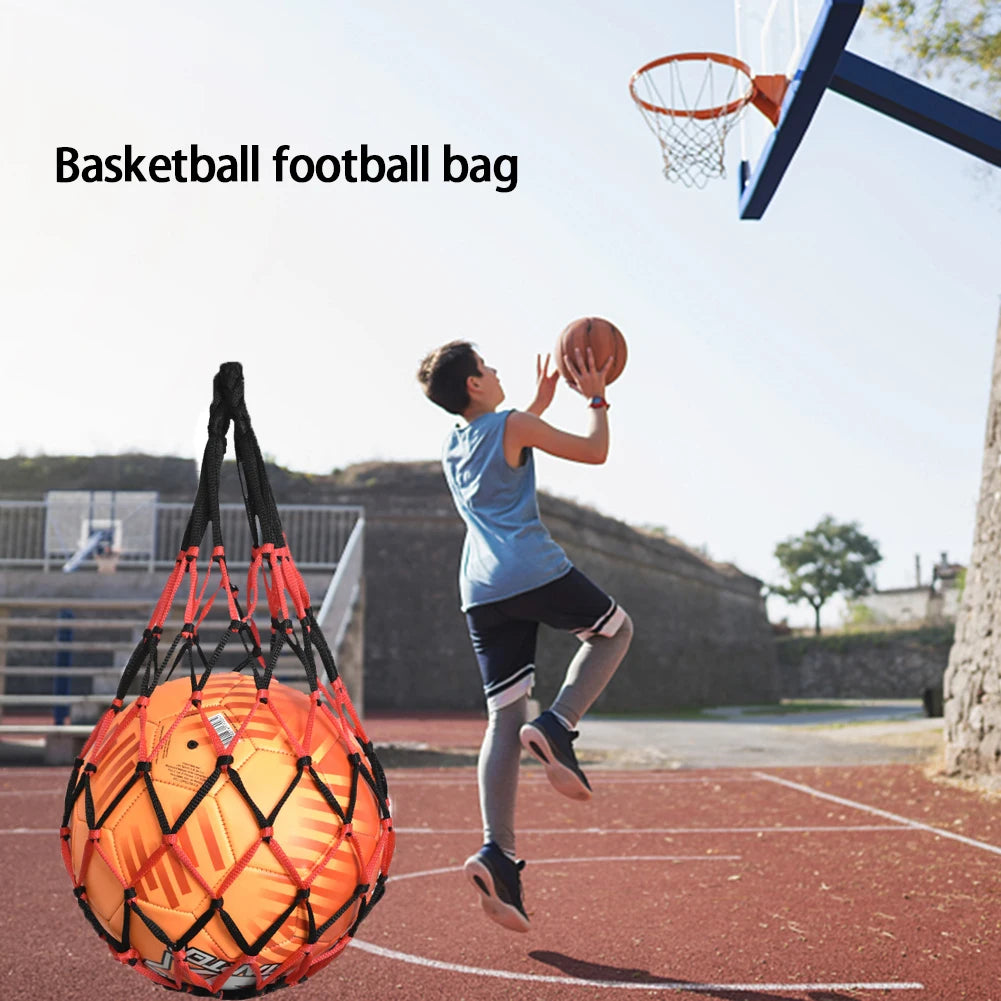 Sports Ball Holder Youth Football Net