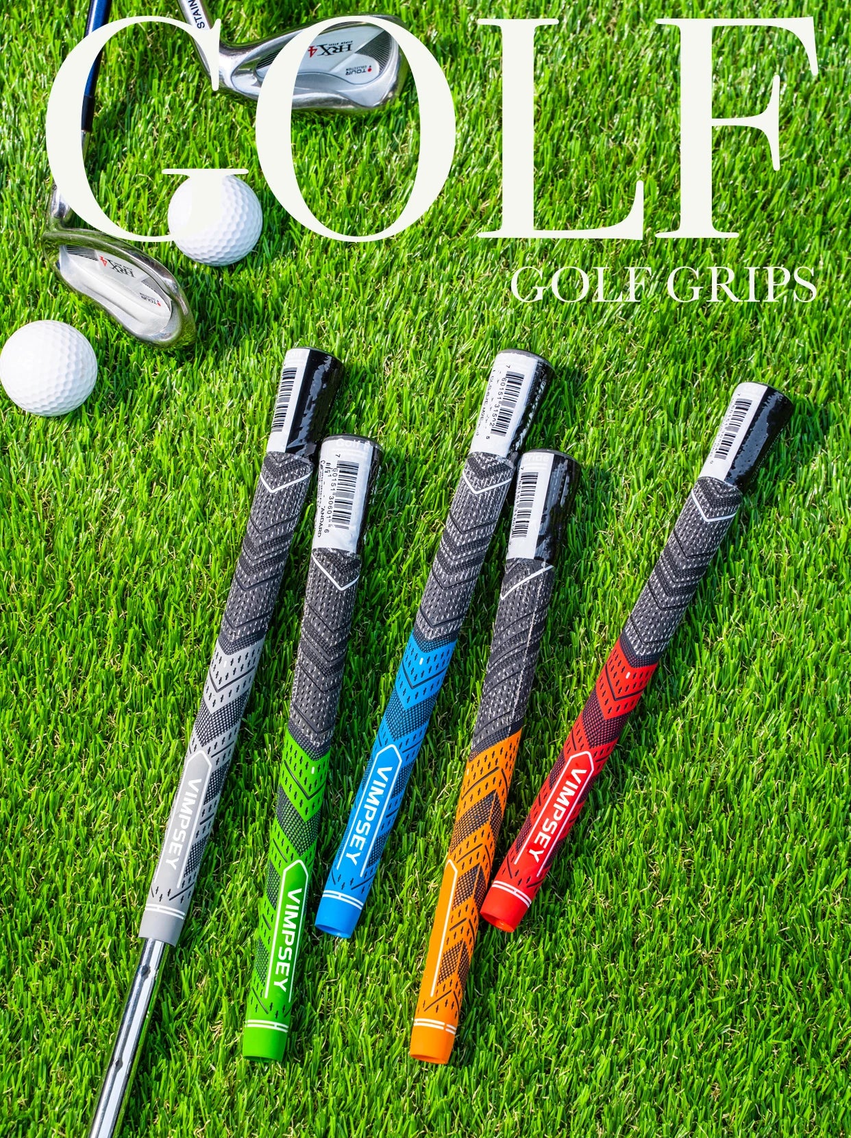 10 Pcs/Set Golf Grips multi-compound Rubber Cotton