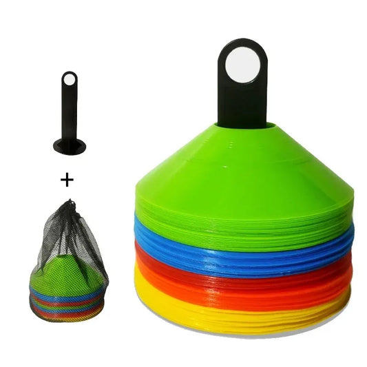 10pcs Cone Set Football Pro Disc Cones Agility