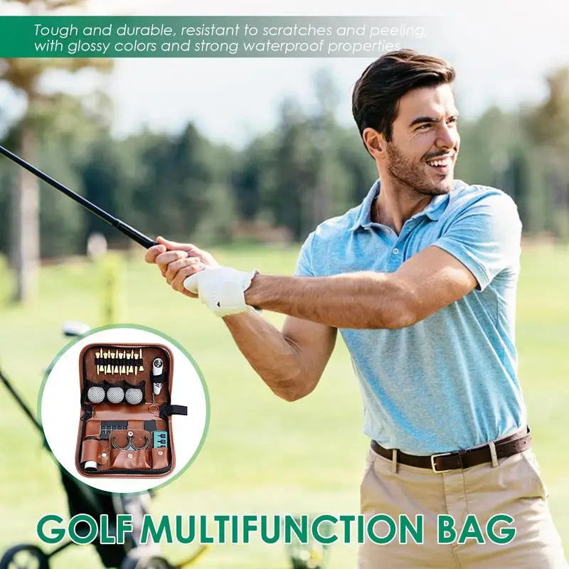 Golf Ball Bag Pouch Waterproof Golf Case Golf Accessories