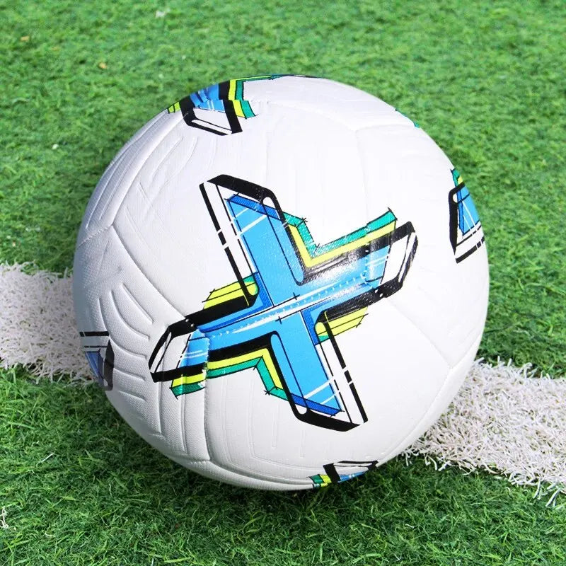 Soccer Ball Official Size 5 Durable Soft PU Leather Seamless
