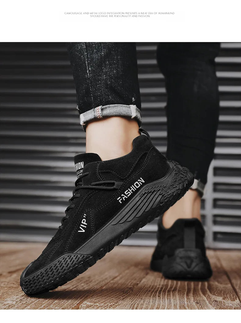 Men's Trendy Sports Wear Resistant Anti Slip Sneakers